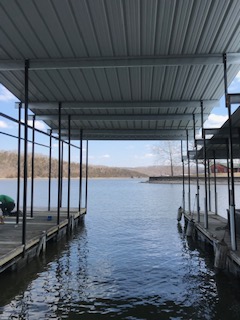 View of a dock from the inside